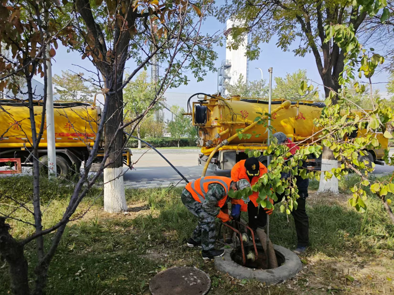 红梅村厂区管道清洗